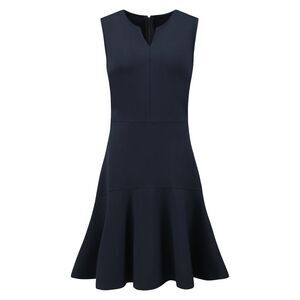 Women's Formal Dress Office Spring Summer Sleeveless Fishtails Dress Blue